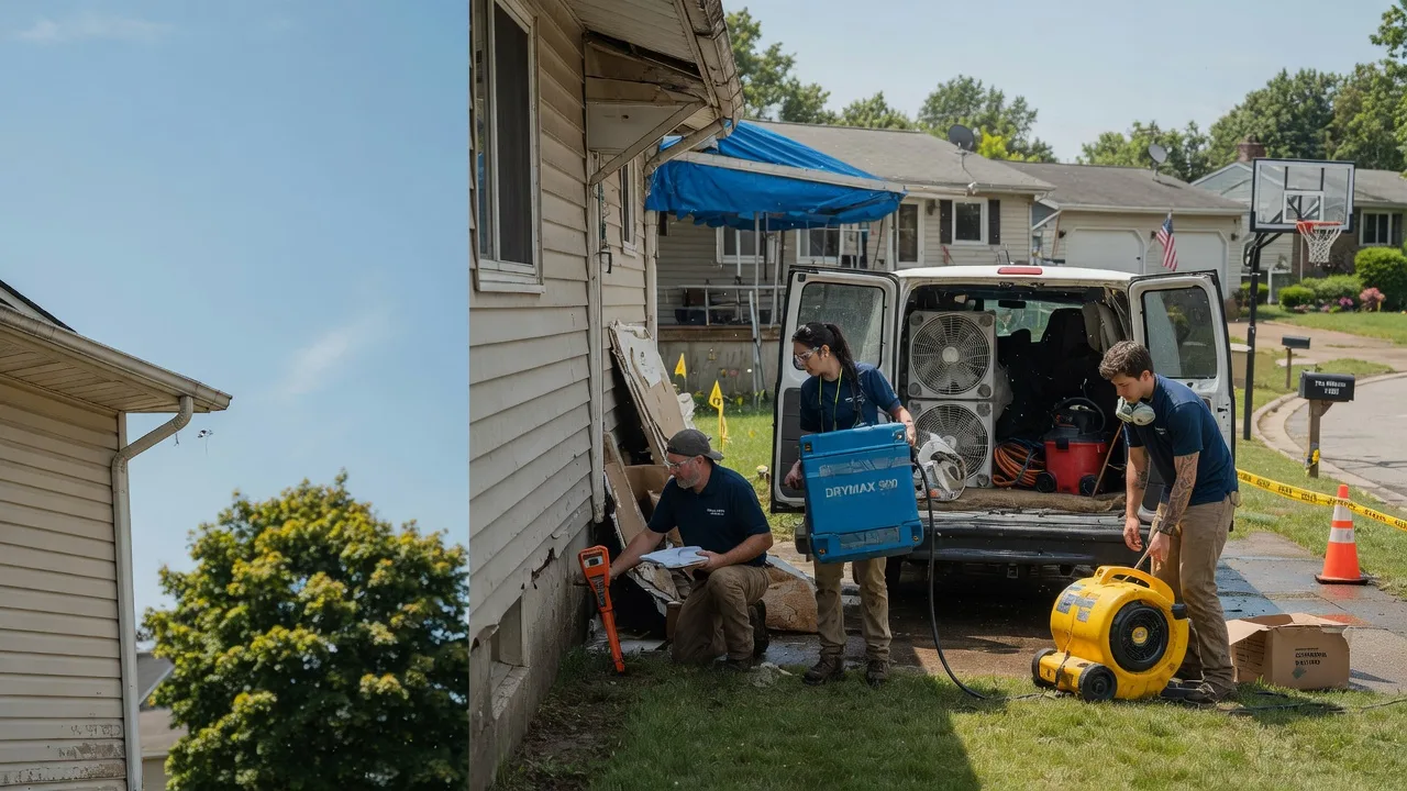 Ceiling Leak Cleanup in Mineral Ridge, OH near me